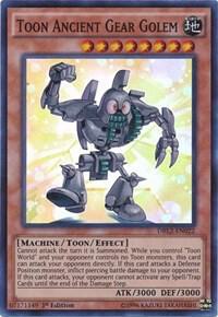 Toon Ancient Gear Golem DRL2-EN022 card from Dragons of Legend 2