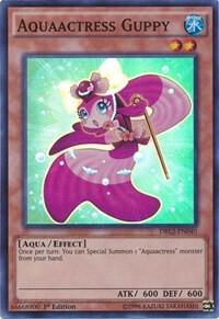 Aquaactress Guppy DRL2-EN040 card from Dragons of Legend 2