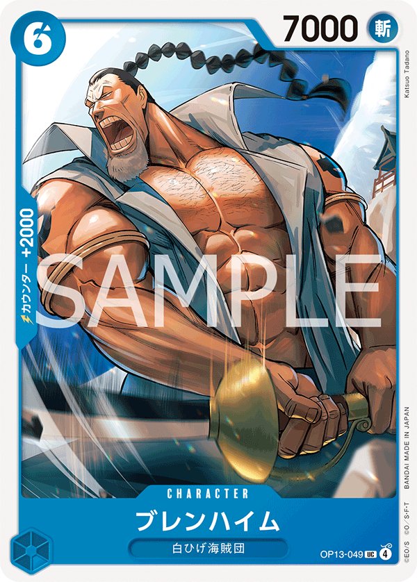 Blenheim OP13-049 card from Carrying on His Will [OP-13]