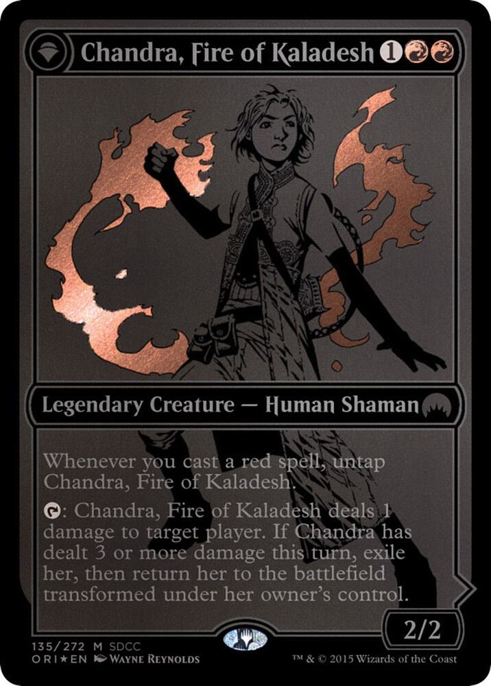 Chandra, Fire of Kaladesh (SDCC 2015 Exclusive) 135 card from Media Promos