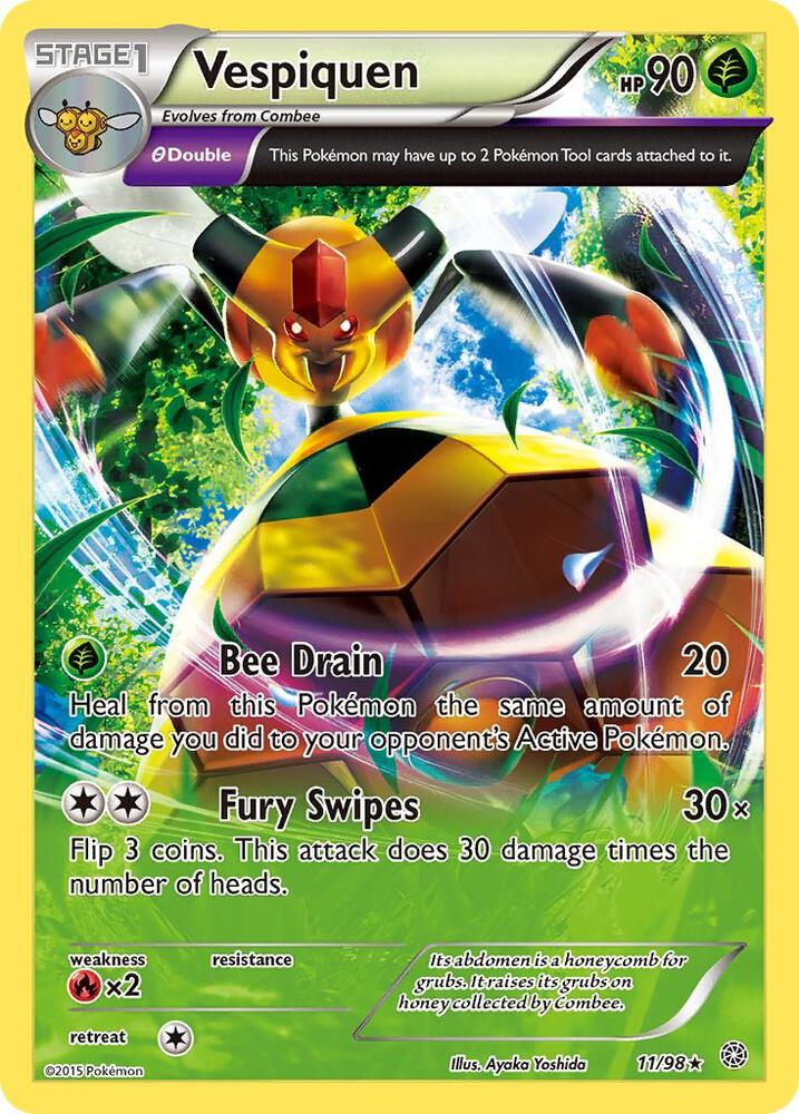 Vespiquen (11) 11/98 card from XY - Ancient Origins