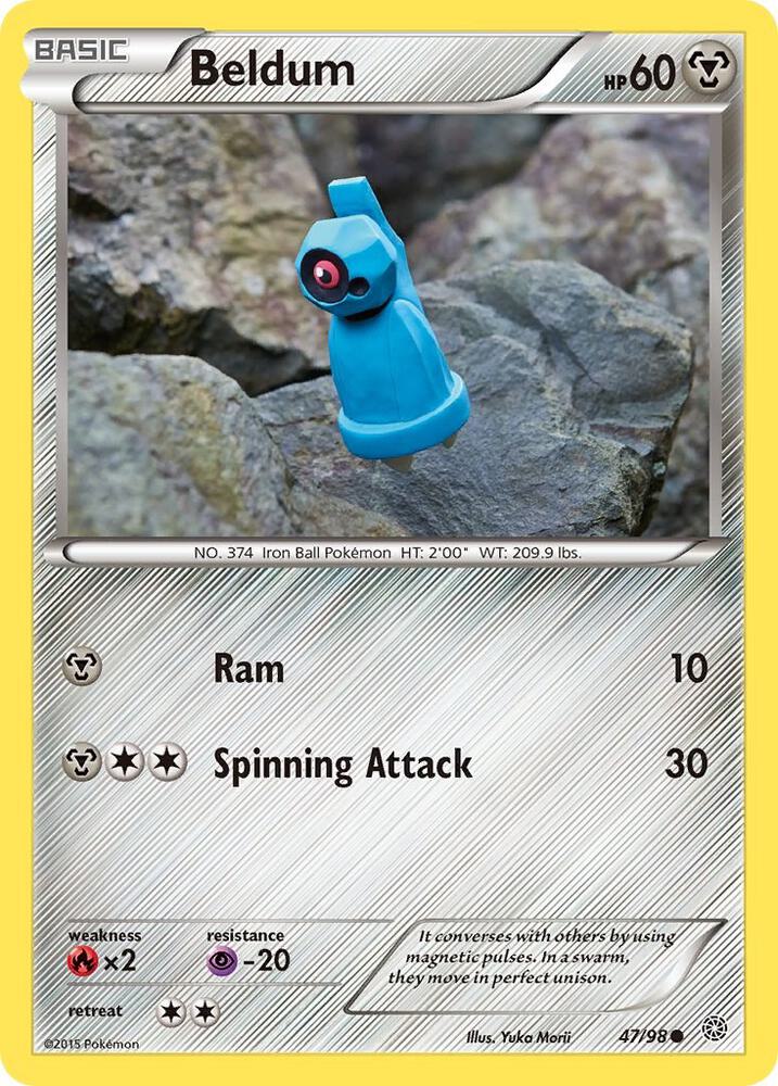 Beldum 47/98 card from XY - Ancient Origins