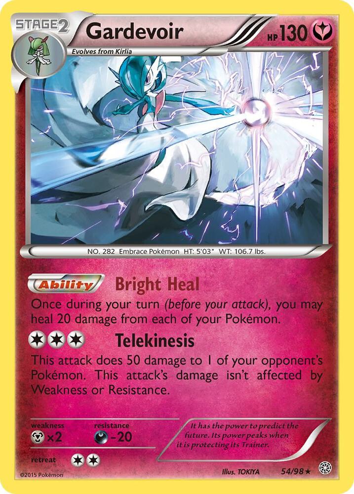 Gardevoir 54/98 card from XY - Ancient Origins