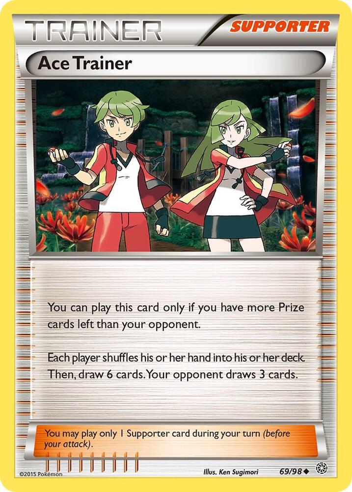 Ace Trainer 69/98 card from XY - Ancient Origins