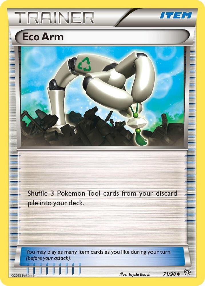Eco Arm 71/98 card from XY - Ancient Origins