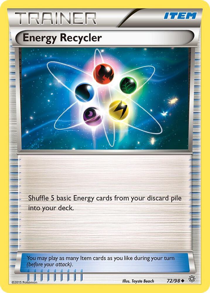 Energy Recycler 72/98 card from XY - Ancient Origins