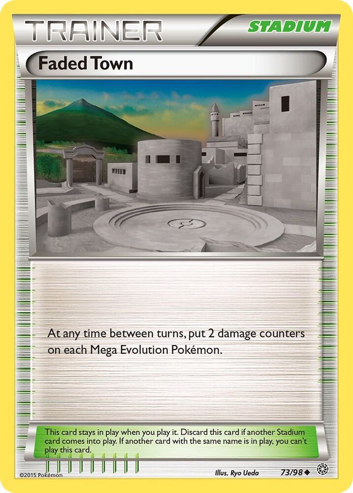 Faded Town 73/98 card from XY - Ancient Origins