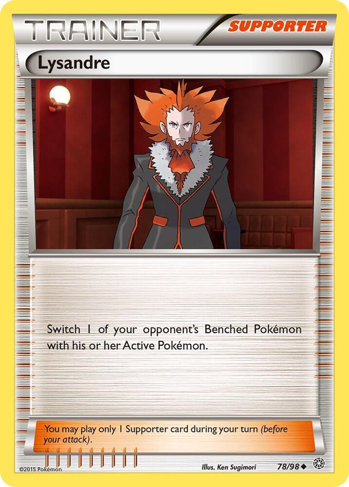 Lysandre 78/98 card from XY - Ancient Origins