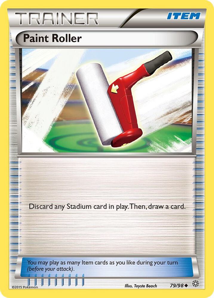 Paint Roller 79/98 card from XY - Ancient Origins
