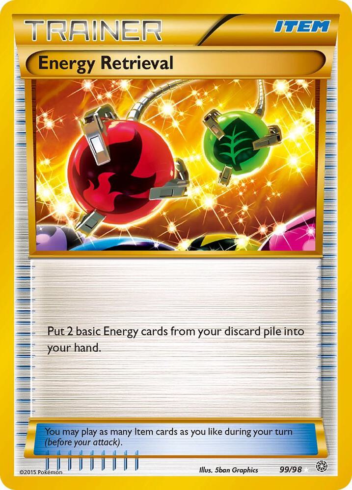 Energy Retrieval 99/98 card from XY - Ancient Origins