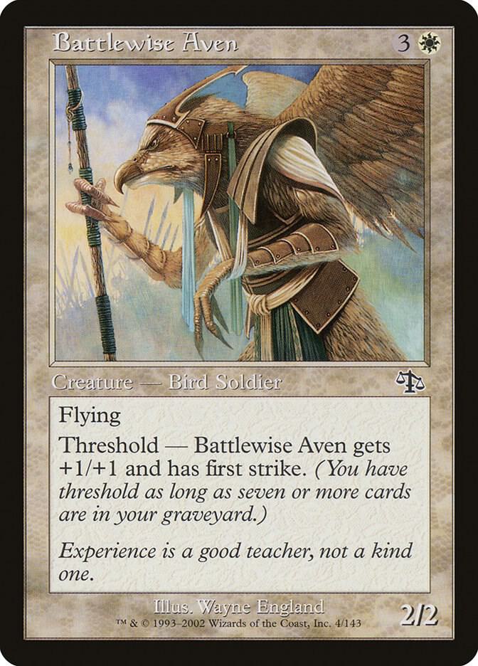 Battlewise Aven 4 card from Judgment