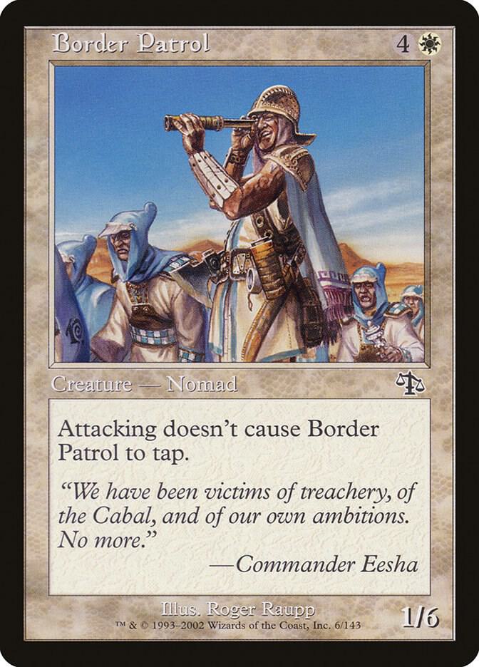 Border Patrol 6 card from Judgment