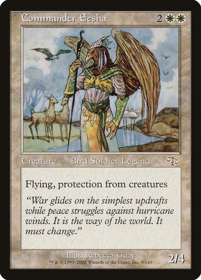 Commander Eesha 9 card from Judgment