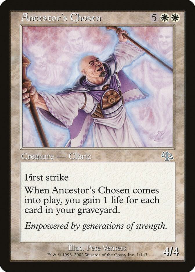 Ancestor's Chosen 1 card from Judgment