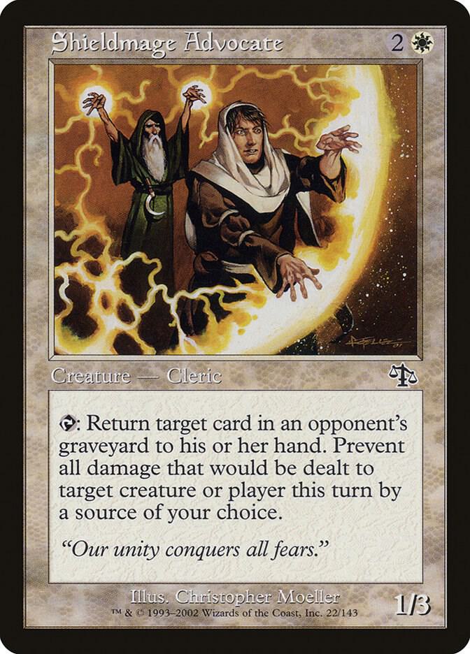 Shieldmage Advocate 22 card from Judgment