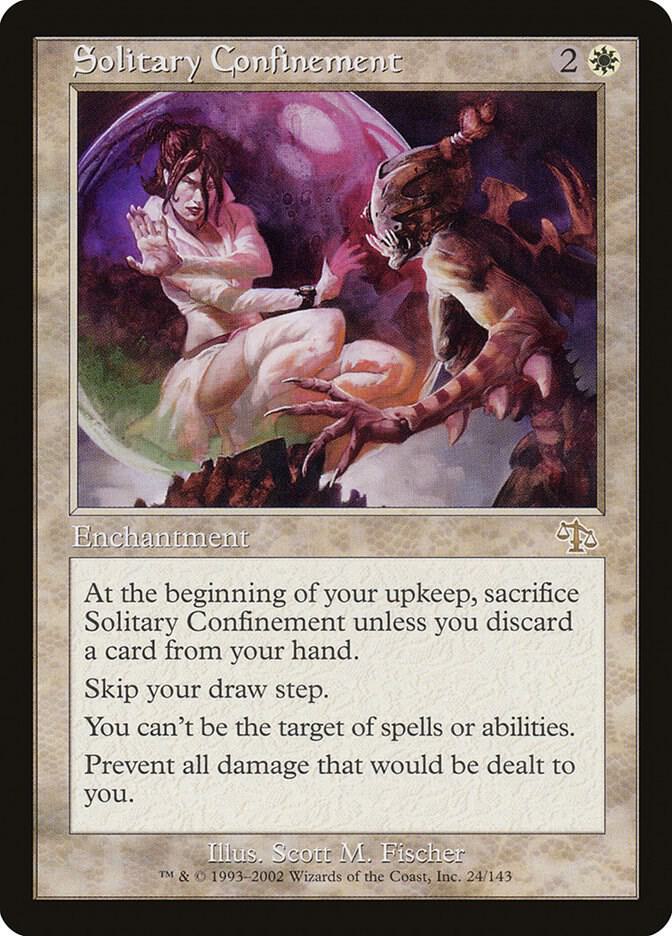 Solitary Confinement 24 card from Judgment