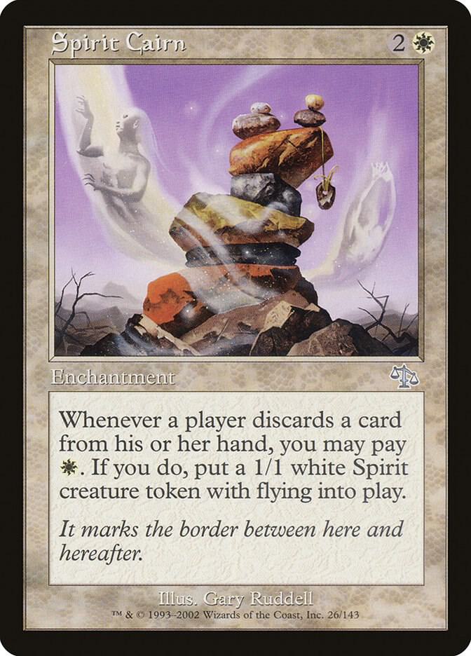 Spirit Cairn 26 card from Judgment