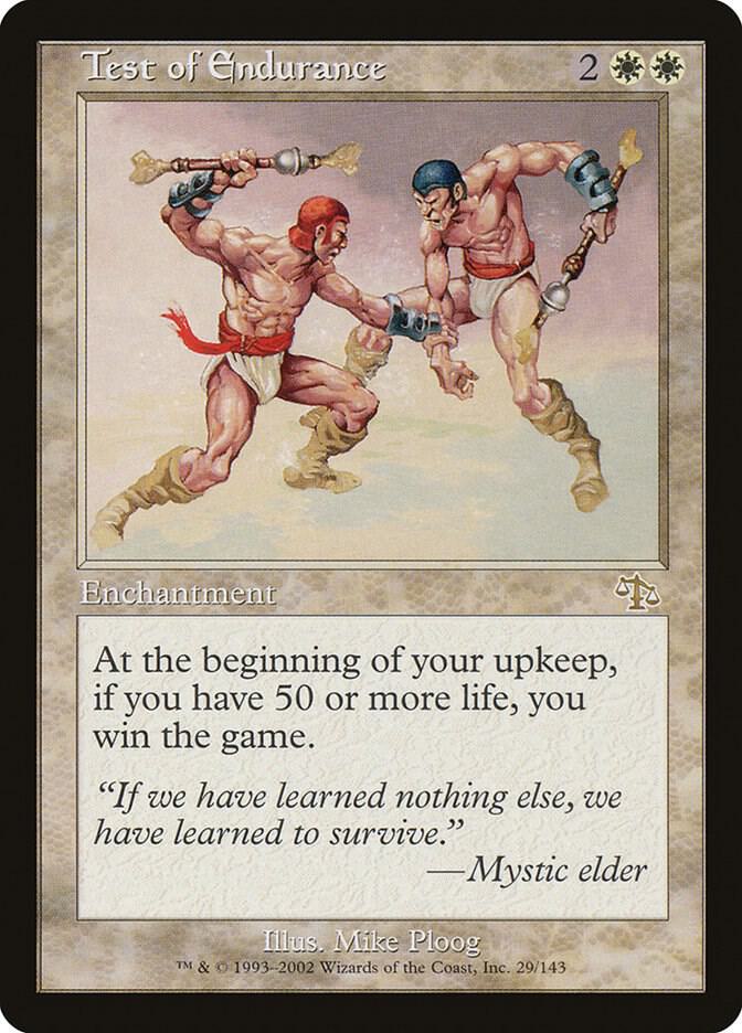 Test of Endurance 29 card from Judgment
