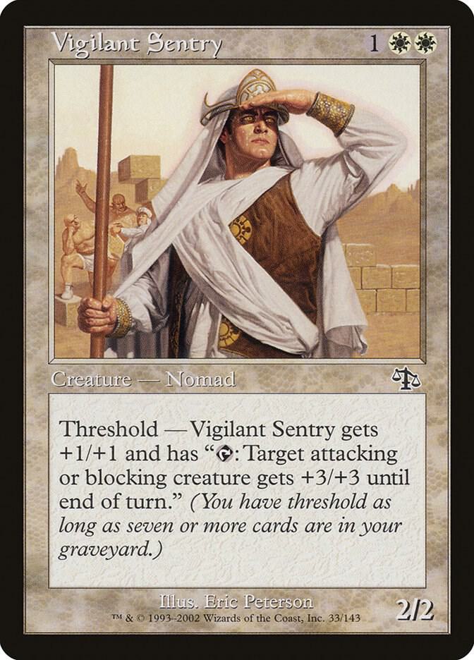 Vigilant Sentry 33 card from Judgment