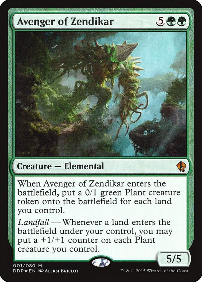 Avenger of Zendikar 1 card from Duel Decks: Zendikar vs. Eldrazi