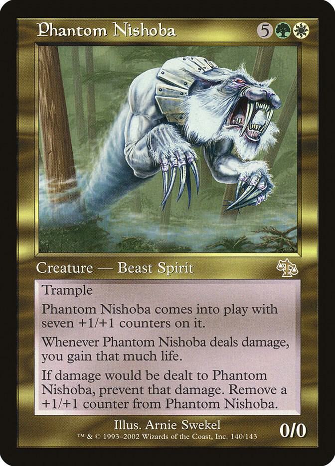 Phantom Nishoba 140 card from Judgment