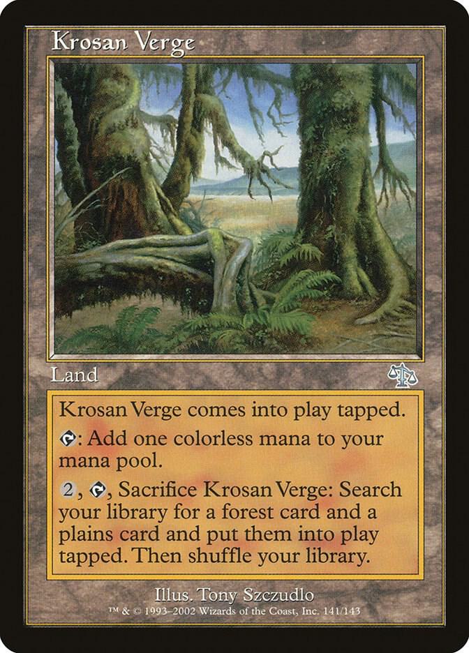 Krosan Verge 141 card from Judgment