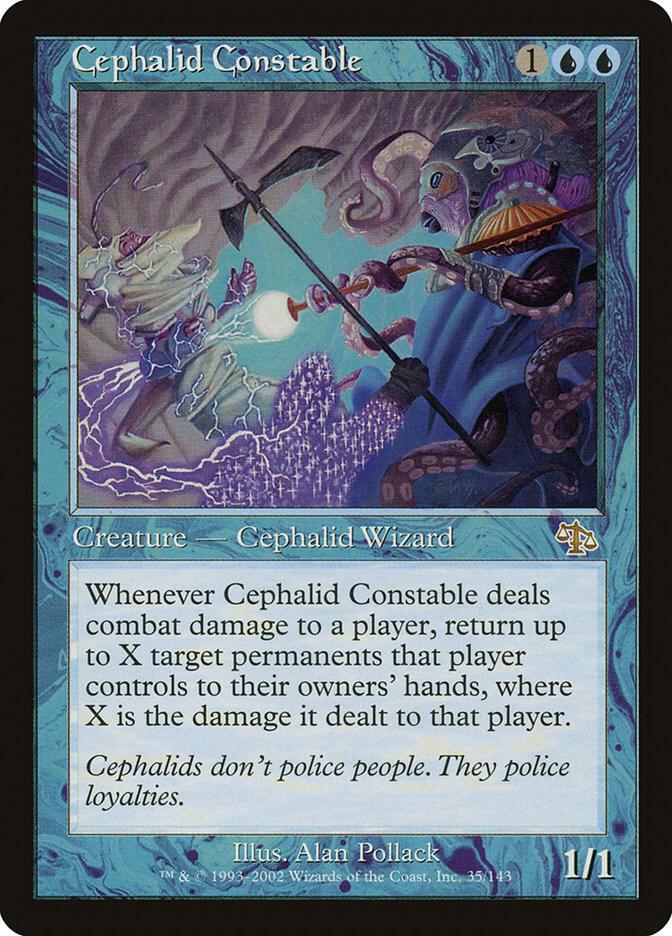Cephalid Constable 35 card from Judgment