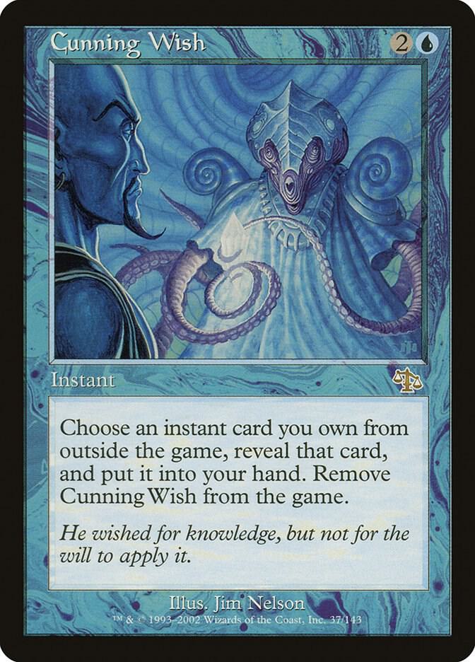 Cunning Wish 37 card from Judgment