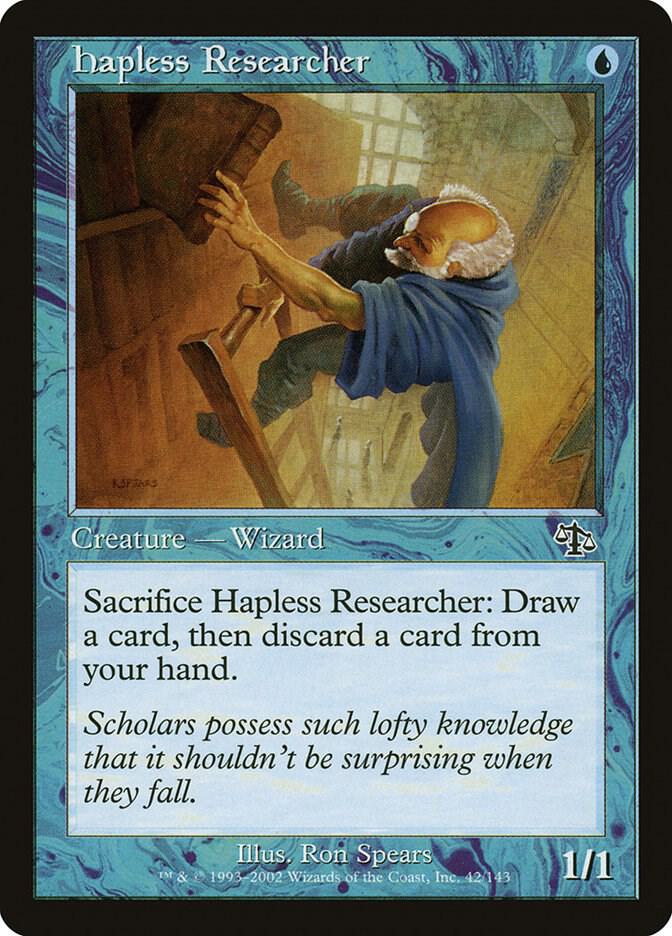 Hapless Researcher 42 card from Judgment