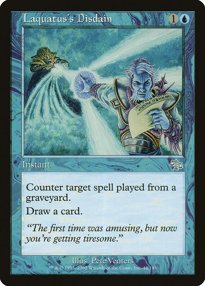 Laquatus's Disdain 44 card from Judgment