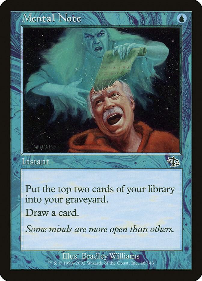 Mental Note 46 card from Judgment