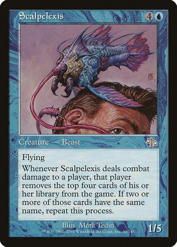 Scalpelexis 50 card from Judgment