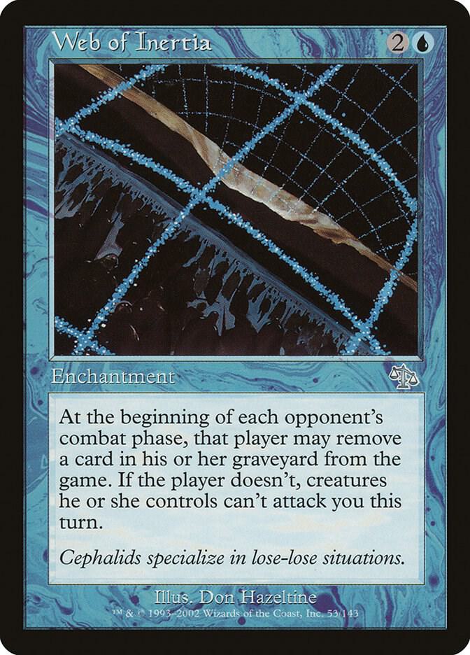 Web of Inertia 53 card from Judgment