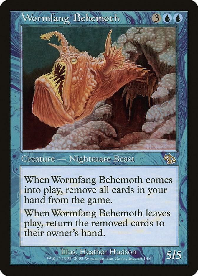 Wormfang Behemoth 55 card from Judgment