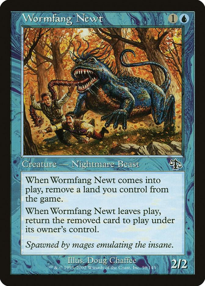 Wormfang Newt 59 card from Judgment