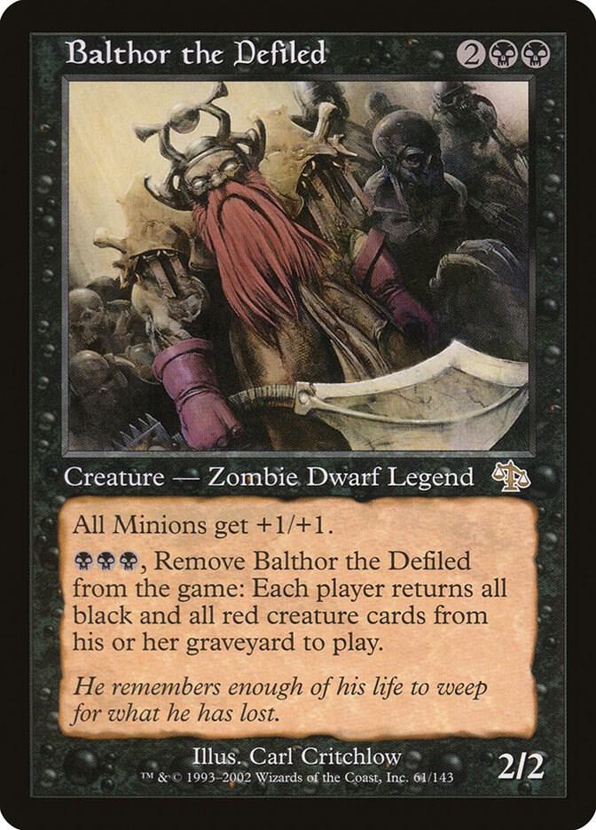 Balthor the Defiled 61 card from Judgment
