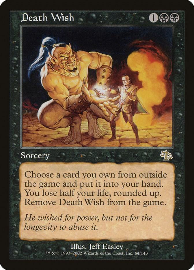 Death Wish 64 card from Judgment