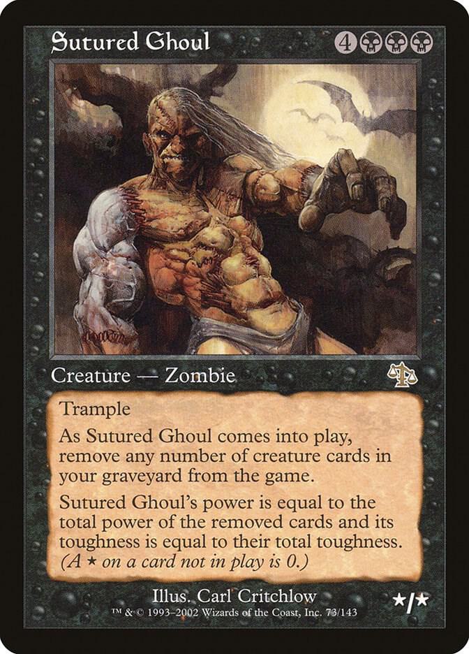 Sutured Ghoul 73 card from Judgment