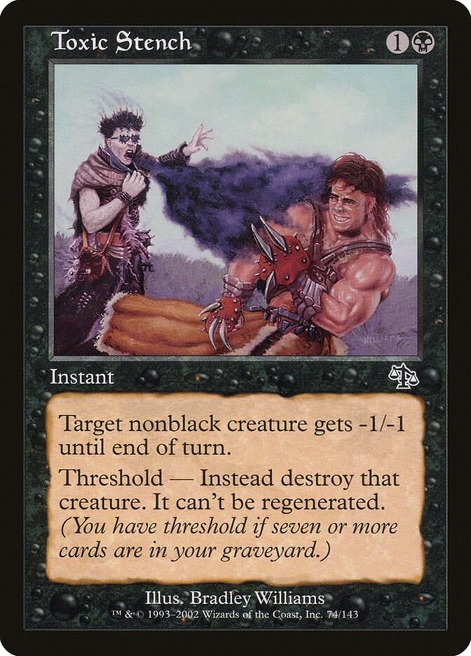 Toxic Stench 74 card from Judgment