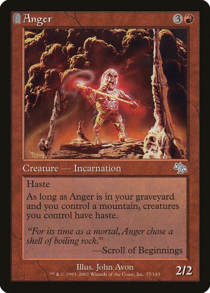 Anger 77 card from Judgment