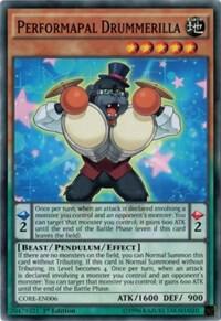 Performapal Drummerilla CORE-EN006 card from Clash of Rebellions