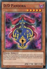 D/D Pandora CORE-EN011 card from Clash of Rebellions