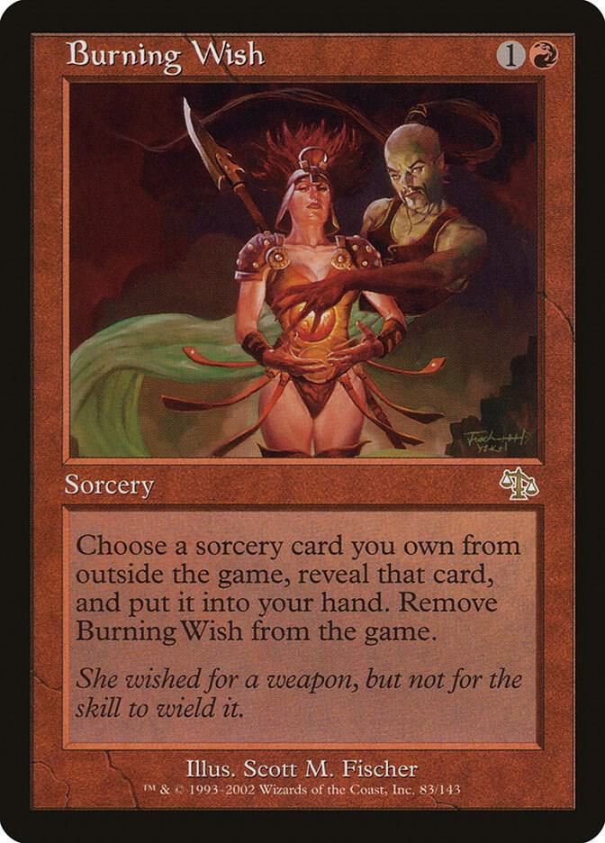 Burning Wish 83 card from Judgment