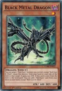 Black Metal Dragon CORE-EN022 card from Clash of Rebellions