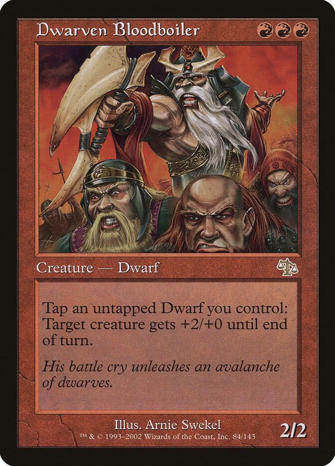 Dwarven Bloodboiler 84 card from Judgment