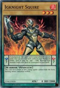 Igknight Squire CORE-EN026 card from Clash of Rebellions