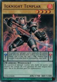 Igknight Templar CORE-EN028 card from Clash of Rebellions