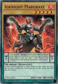 Igknight Margrave CORE-EN030 card from Clash of Rebellions