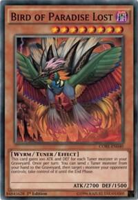 Bird of Paradise Lost CORE-EN040 card from Clash of Rebellions