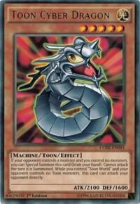 Toon Cyber Dragon CORE-EN043 card from Clash of Rebellions